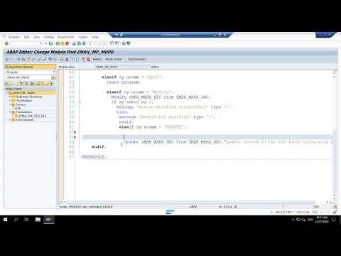 Oct Week end Batch-SAP ABAP-Modulepool Programming-I-27-Dec-2025-8AM