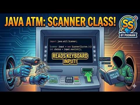 Java Scanner Class Explained + Mini ATM Project 💻 | Beginner Friendly#Java #JavaProgramming