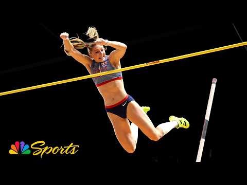 Molly Caudery posts SEASON-HIGH for women's pole vault gold at Indoor Worlds | NBC Sports