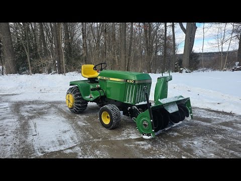 John Deere 430 Block Heater Installation