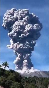 Mount Ibu Erupts 5km Ash Plume as 7.7 Quake Hits Flores | Indonesia Tsunami Alerts