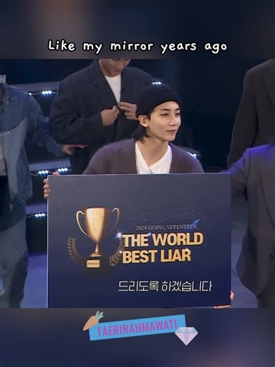 jeonghan always win 😆😁🏆 #seventeen #jeonghan #GOING_JxJ