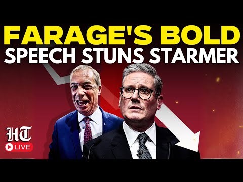 Nigel Farage Live | Farage Slams Keir Starmer in EXPLOSIVE Speech | Reform UK | Immigration