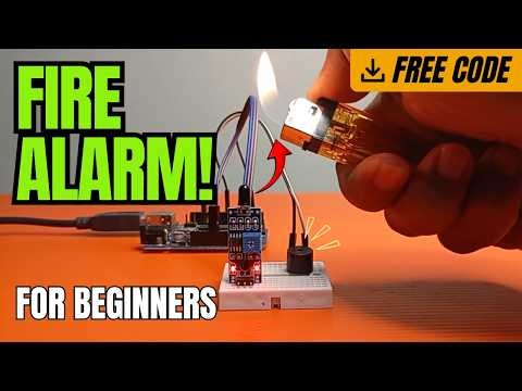 Arduino Flame Sensor with Buzzer Alert 🔥 | Simple Fire Detection Project for Beginners