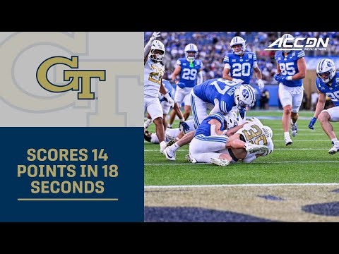 Georgia Tech Scores Twice In 18 Seconds