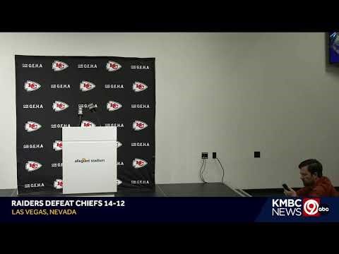 LIVE: Andy Reid, Chiefs players discuss 14-12 loss to the Las Vegas Raiders