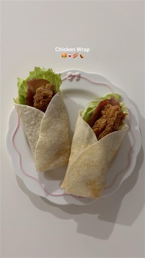 맥도날드 st 치킨 스낵랩 🍗