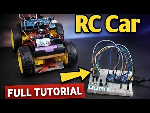 How To Make Transmitter and Receiver For RC Car | L298N + HC-05 Full Tutorial