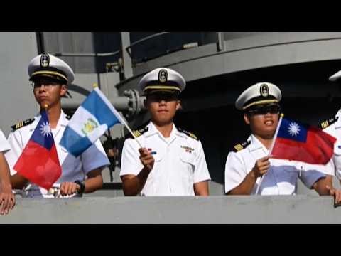 Taiwan's Naval Squadron Arrives in Guatemala on Diplomatic Mission