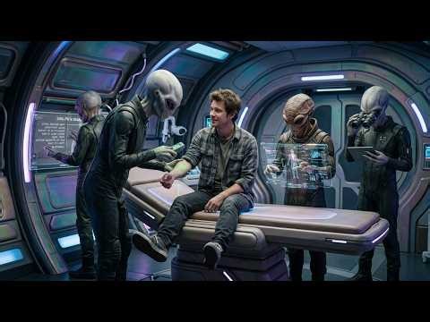 “Alien Doctors Panicked After a Human Was Stung… But He Called It a Bee Sting Humanity Sci Fi Story