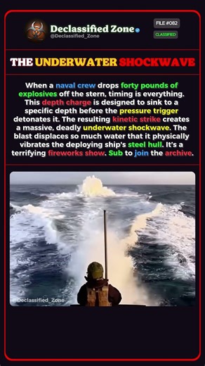 NAVAL DEPTH CHARGE EXPLOSION 💥🌊