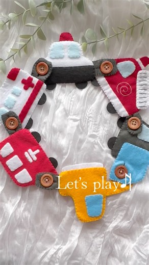 【知育玩具】🚒✨ Let’s Go！ボタン練習♪