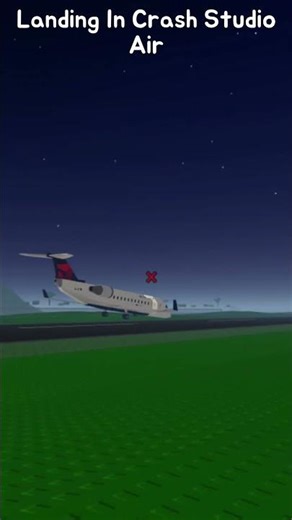 Crash Studio Air Landings #planes #avation #roblox
