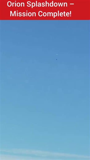 NASA’s Orion spacecraft safely splashed down in the Pacific Ocean, marking the successful end of the Artemis I mission. After a powerful journey around the Moon and through deep space, Orion returned home and was recovered by NASA’s recovery team and the U.S. Navy near USS Portland. This mission proved that Orion is ready to carry astronauts on future Moon missions. A major milestone as humanity prepares to go back to the Moon 🌕 and beyond. 🎥 Video Credit: NASA #ArtemisI #Orion #NASA #Splashdo