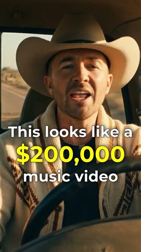 This looks like a $200,000 music video...it wasn't!