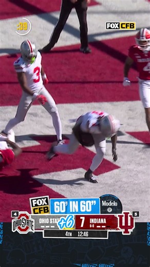 Indiana vs Nebraska ⌛️ Quick Highlights #buckeyes #hoosiers #highlights #bigten