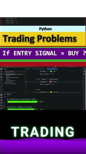 🥇 🚀 Python Trading Problem: What If the Strategy Says SELL? 🤯