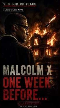 MALCOLM X | The Buried Files. The final week of Malcolm X’s life changed American history forever