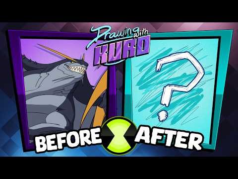 Kuro Draws a Sting Ray Alien