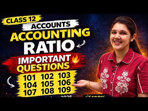 Class 12 Accounts | Accounting Ratio Important Questions 2026 | TS Grewal Solutions 🔥