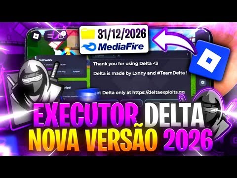 ✅LINK DIRETO! COMO BAIXAR Executor DELTA ATUALIZADO + SCRIPT ROBLOX no CELULAR/MOBILE MEDIAFIRE 2026