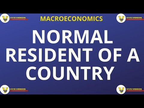 II Normal Resident of a country II Class 12 II Lecture 32