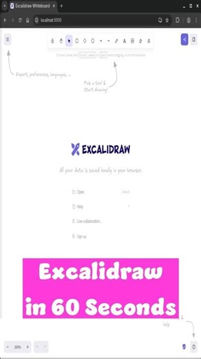 Excalidraw in 60 Seconds