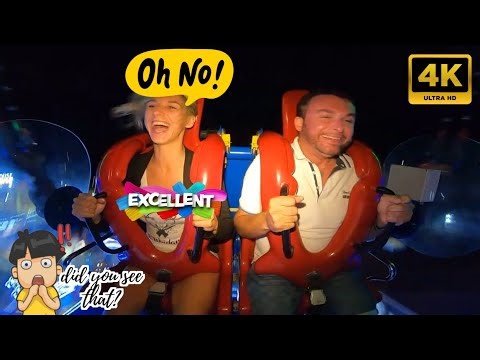 😆 My Reaction vs My Friend’s — Hilarious Split Screen 😂#slingshotchallenge #rollercoaster #ncsmusic