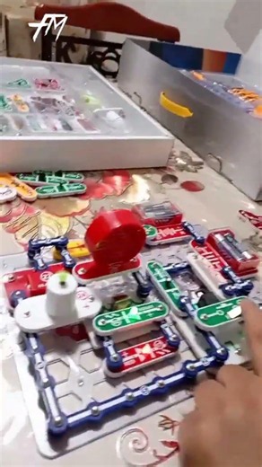 simple Motor triggered DIY Synth #snapcircuits #shorts #soundart