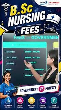 B.Sc Nursing Fees Structure: Government vs Private Colleges 🩺💸 #NEET