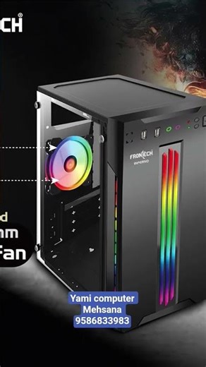 Frontech Inferno #Gaming #Computer #Cabinet#ATX# mATX#PC#Case #Tempered# Glass Side Panel |