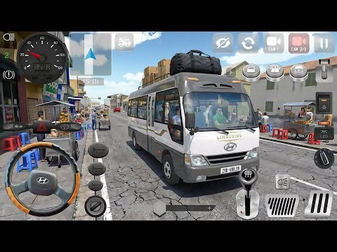 Minibus Simulator Vietnam #1 | Trip by Hyundai County From Nông thôn Part 1