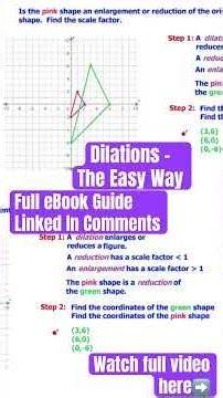 Dilations - The Easy Way