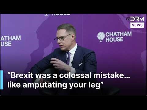 FULL DISCUSSION: Finland President Stubb Slams Brexit, Talks Trump, Iran War, Ukraine, EU | AC1G