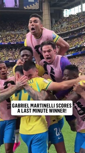 This view of the Gabriel Martinelli goal and celebration is incredible