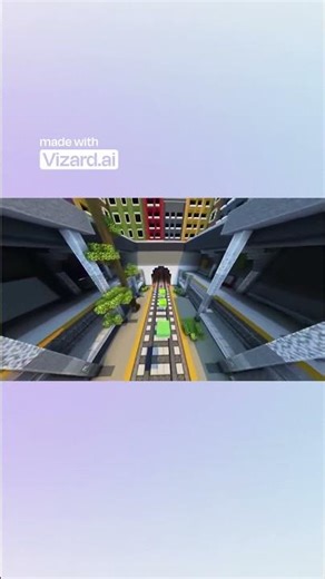 Riding the Hyperloop through a Futuristic Minecraft City!