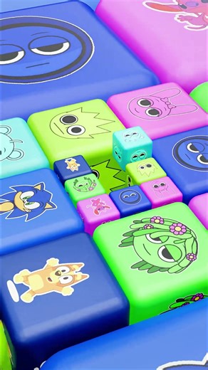 Sprunki Face Dice Cubes Falling 9 #roblox #incredibox #minecraft