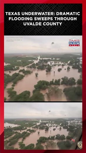 TEXAS FLOOD CHAOS: Homes Submerged, Roads Washed Out; Uvalde County Communities Cut Off