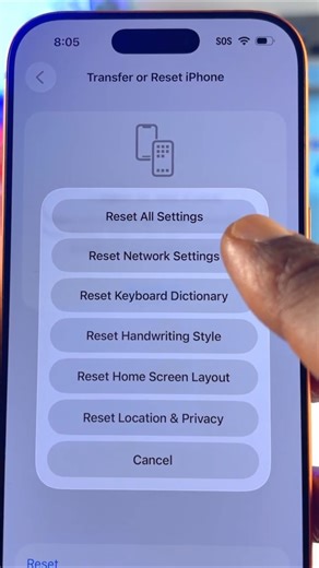 This iPhone Reset Menu Most People Never Touch…! #shorts