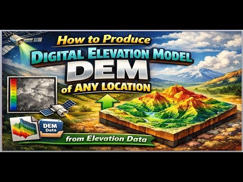 How to produce Digital Elevation Model DEM of any location from Elevation Data
