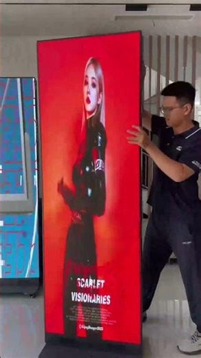 Spliceable LED Poster, freely combine multiple units into a large seamless screen