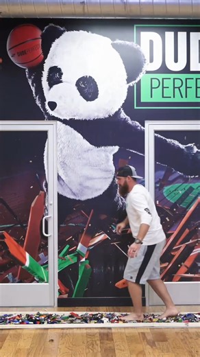 Ty broke the world record for longest barefoot walk on Legos… 😫🏅 #worldrecord #dudeperfect #legos | Dude Perfect