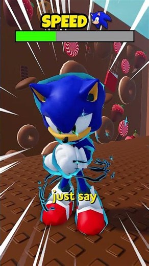 EVERY TIME SOMEONE SAYS SONIC'S NAME, HE GETS FASTER! 🚀🟢 #shorts