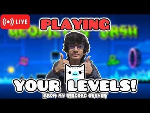 🔴 LIVE | Playing YOUR Geometry Dash Levels! (Submissions Closed) (Portrait)