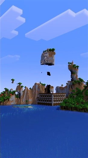 This Minecraft Seed Has FLOATING ISLANDS Over A Woodland Mansion!