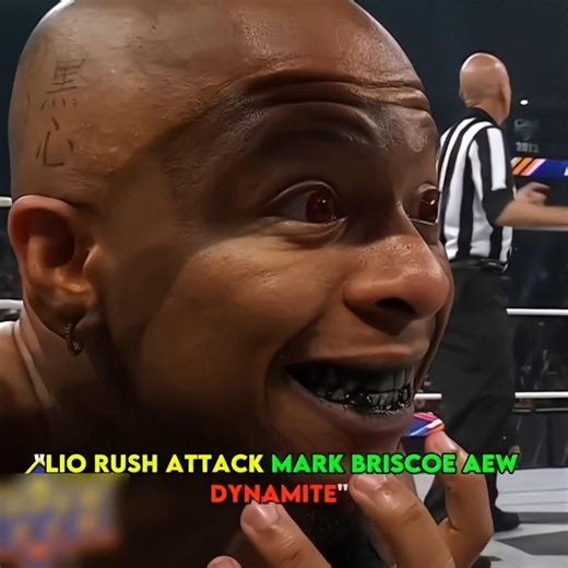 Lio Rush Destroy Mark Briscoe 💀🔥 #wwe #wrestling #aew #wweshorts #aura #shorts