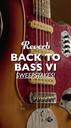Your chance to WIN a Fender Bass VI! #fender #bass #guitar #musician #haul