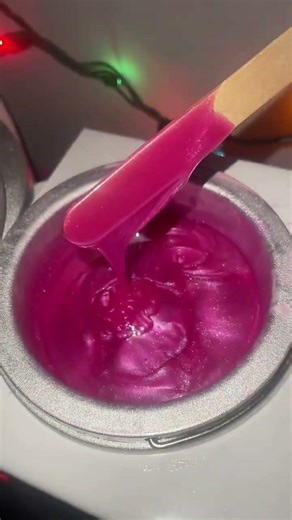 Melting Sexy Smooth Raspberry Tickled Pink Hard Wax | Satisfying Melt by @finesselashandesthetics_