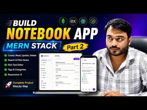 Day-35/60 Build Notebook App Part 2 || Mern Stack in Hindi