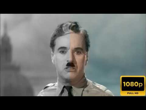 Charlie Chaplin - 'The Dictator’s Speech' - The Great Dictator (1940) In Color